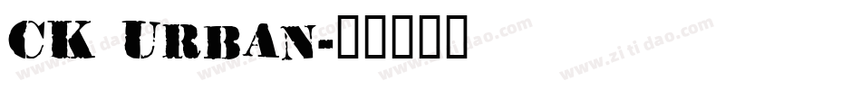 CK Urban字体转换